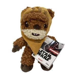 Star Wars Wicket Ewok 8" Plush Stuffed Animal Soft Toy‎ Disney Lucasfilm